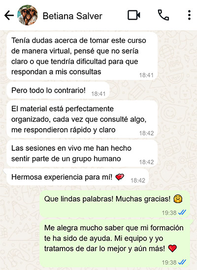 Testimonio de estudiante 1